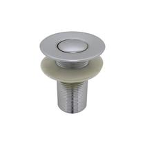 Válvula Lavatório Banheiro Click Automática Cuba Sobrepor Cromada Metal Luxo