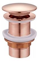Válvula Lavatorio Click Luxo Rose Gold 8 Cm - 1.1/4