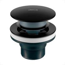 Valvula lavatorio deca luxo 1601.bl.cli.mt black matte