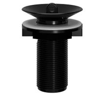 Válvula Lavatório Preta S/ Ladrão e Com Tampa - Astra