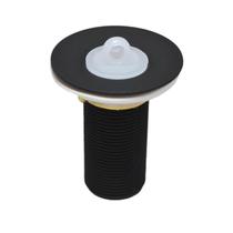 Válvula Lavatório Preto Fosco Metal Pia Banheiro Ralo 7/8