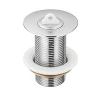 Válvula Lavatório Sem Ladrão Metal Cromado Brazhu - 7/8 126