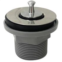 Válvula Lavatorio Universal 78 1 e 1 14 Para Banheiro Escoamento Lavatório Cuba Ralo Grelha Inox Com Tampa Metal ABS