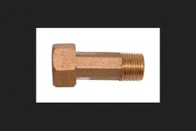 Válvula Legend de 1/2 pol. Acoplamento de medidor de bronze com lavadora EPDM Válvula Legend de 1/2 pol. Acoplamento de medidor de bronze com lavadora EPDM