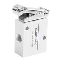 Válvula mecânica de controle pneumático Oumefar PT1/4 2P 3W Válvula mecânica de controle pneumático Oumefar PT1/4 2P 3W