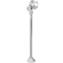 Válvula Mictório Com Canopla Flexível 30cm Cromado - Blukit