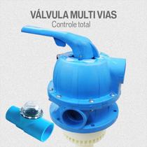 Válvula Multi Vias Filtros Millenium Borracha Visor Sodramar