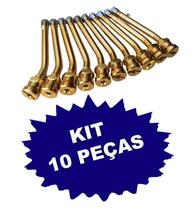 Válvula P/ Pneu Sem Câmara Base Sextavada 34561313 /c10 Pçs