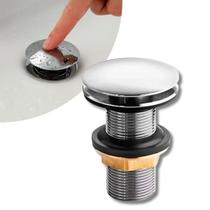 Válvula Para Banheiro e Lavatório Modelo Click Inox Mecanismo abre/fecha Cromado e Preto - 1/4 e 7/8 Válvula Para Banheiro e Lavatório Modelo Click Inox Mecanismo abre/fecha Cromado e Preto - 1/4 e 7/8