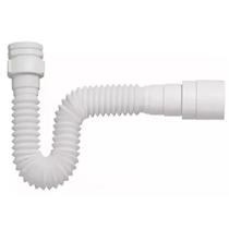 Válvula para Cuba com Sifão Clic Up para Pia Bitola 7-8 em ABS Branco OEM Válvula para Cuba com Sifão Clic Up para Pia Bitola 7-8 em ABS Branco OEM