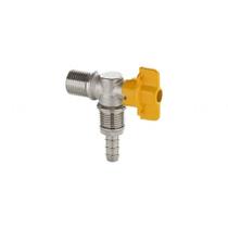 Válvula Para Gás 90 Macho Macho 1/2" C/ Espigao - Blukit