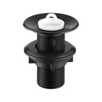 Válvula para Lavatório 78 Lorenzetti em ABS Preto Fosco Sem Ladrão Linha Clean Universal