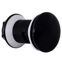 Válvula Para Lavatório Modaza Click 1.1/4", Preta Válvula Para Lavatório Modaza Click 1.1/4", Preta