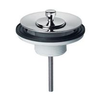 Válvula para Lavatório Plasica Tampa Inox sem Ladrão - Comprenet Válvula para Lavatório Plasica Tampa Inox sem Ladrão - Comprenet