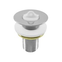 Válvula para Lavatório Ralo Metal 7/8 Pia Cuba, Sem Ladrão