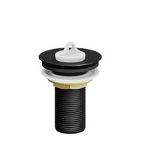 Valvula para lavatorio sem ladrão preto fosco fani 1605 bk