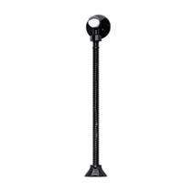 Válvula Para Mictório Preto Com Canopla E Flexível 30Cm Blukit