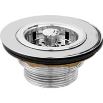 Válvula para Pia Americana 3 1/2" Metal Cromado