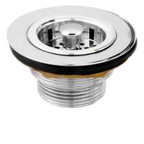 Valvula para pia cozinha americana 3.1/2 metal cromado