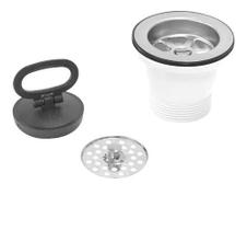 Válvula para Pia e Cuba em Aço Inox sem Escape 3 Tramontina 94510000