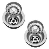 Válvula para Pia Kit 2 Aço Inox 3.1/2 G01 Cromado - Mpozenato Válvula para Pia Kit 2 Aço Inox 3.1/2 G01 Cromado - Mpozenato