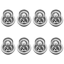 Válvula para Pia Kit 8 Aço Inox 3.1/2 G01 Cromado - Mpozenato Válvula para Pia Kit 8 Aço Inox 3.1/2 G01 Cromado - Mpozenato