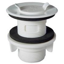 Válvula para Tanque com e sem Ladrão 1.1/4"" Branca - 26916917 - TIGRE