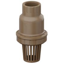 Válvula Pé De Sucção Com Crivo Roscável Soldável PVC Marrom Tubos Água Fria 3/4” Polegada 25mm Tigre