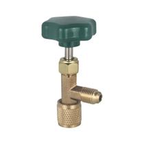 Válvula perfuradora gás lata r22 r134a r404a r600 1/4 x 7/16