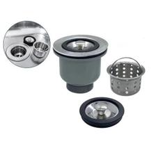 Válvula Pia Americana 3.1 l 2 Com Cesto Inox