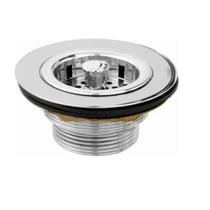 Válvula Pia Americana Cromada 3.1/2 Com Cesto - Rebouças Válvula Pia Americana Cromada 3.1/2 Com Cesto - Rebouças