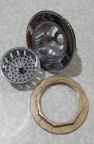 Válvula pia americana,METAL,cód. 1611 com certinho abs