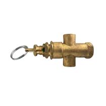 Válvula Piloto 1/8 Polegada 175psi 2 Saídas Para Compressor De Ar Schulz - 022.0233-0/AT