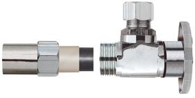 Válvula Plumb Pak PP32-1PCLF de cuarto de vuelta Cpvc 1/2" x 3/8"