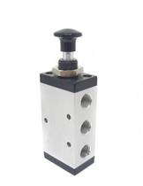 Válvula Pneumática 5/2 Vias Acionamento Botao Trava 1/4 Bsp Válvula Pneumática 5/2 Vias Acionamento Botao Trava 1/4 Bsp