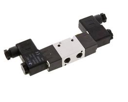 Válvula pneumática 5/3 vias duplo (centro fechado) 1/4"