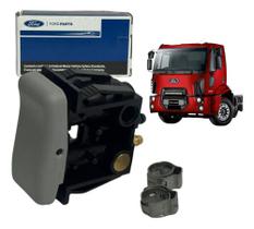 Valvula Pneumatica Banco Simples Ford Novo Cargo 12/19 -orig Preto