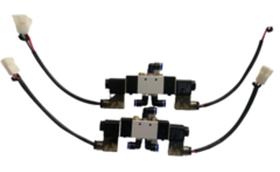 Valvula porta de onibus 5/2 vias 1/8 para tubo 6mm ou 8mm