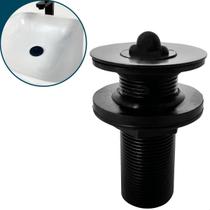 Valvula Preta 7/8 Inox Banheiro Ralo Lavatorio Pia Louça Cuba preto