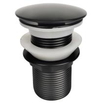 Valvula Preta Click 1 1/4 Inox Banheiro Ralo Pia Preto Black Louça Cuba Valvula Preta Click 1 1/4 Inox Banheiro Ralo Pia Preto Black Louça Cuba