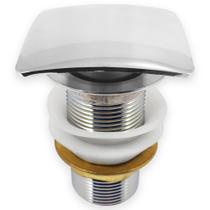 Valvula Quadrada Click 1 1/4 Inox Banheiro Ralo Pia Lavabo Valvula Quadrada Click 1 1/4 Inox Banheiro Ralo Pia Lavabo