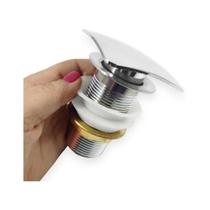 Valvula Quadrada Click 1 1/4 Inox Banheiro Ralo Pia Lavabo Valvula Quadrada Click 1 1/4 Inox Banheiro Ralo Pia Lavabo