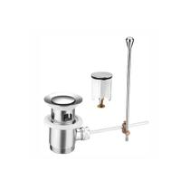 Válvula Ralo Click Com Haste Para Pia Lavatório Cuba 1 1/4