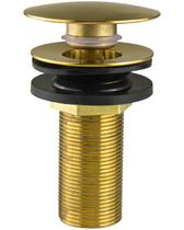 Válvula Ralo Click Dourado Gold Pia Lavatório Cuba Metal