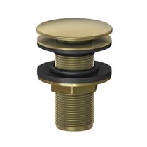 Válvula Ralo Click Dourado Pia Lavatório Cuba 100% Metal 7/8 Válvula Ralo Click Dourado Pia Lavatório Cuba 100% Metal 7/8