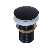 Válvula Ralo Click Luxo 1.1/4 Metal P/ Pia Cuba Preto Fosco Válvula Ralo Click Luxo 1.1/4 Metal P/ Pia Cuba Preto Fosco