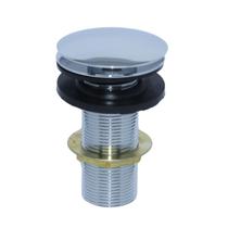 Válvula Ralo Click Luxo 7/8 Metal P/ Pia e Cuba Cromada