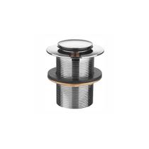 Válvula Ralo Click Para Pia Lavatório Cuba 1.1/4 - Prata