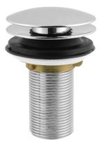 Válvula Ralo Click Pia Lavatório Cuba Metal Metal