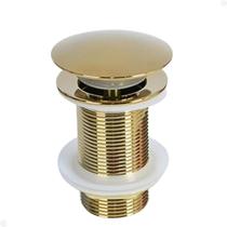 Válvula ralo click pop up luxo inteligente para cuba dourado